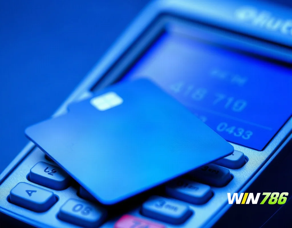 Secure payment terminal with credit card and digital wallet hologram