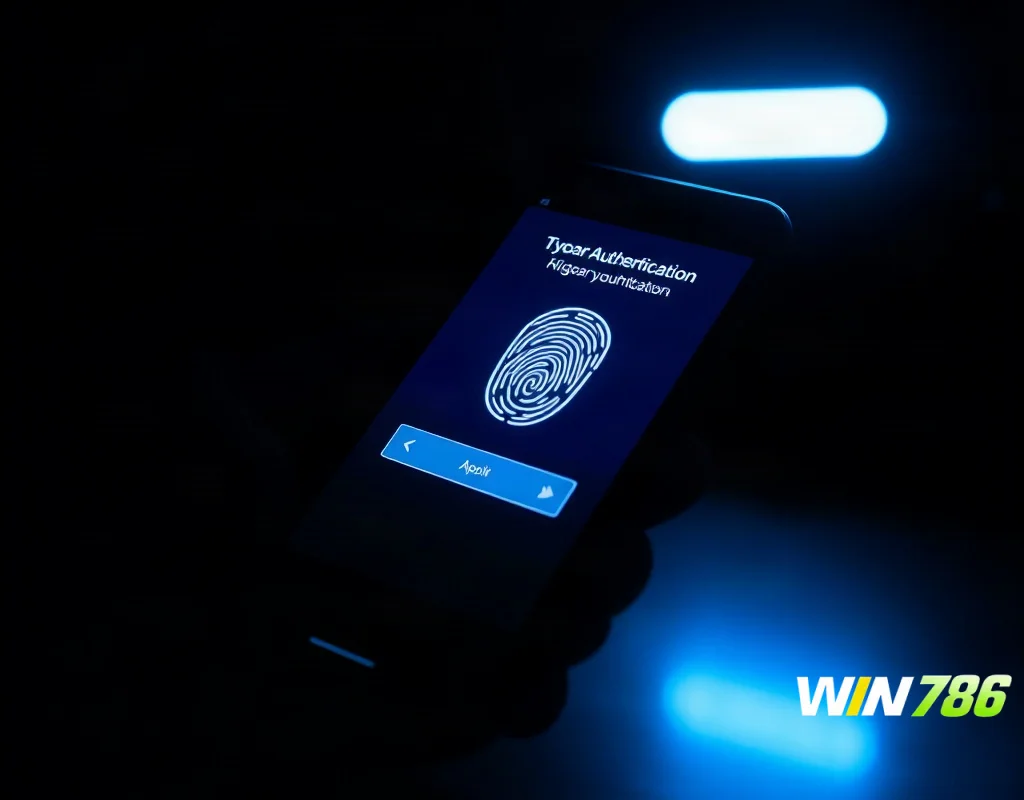 Setting up two-factor authentication on a smartphone