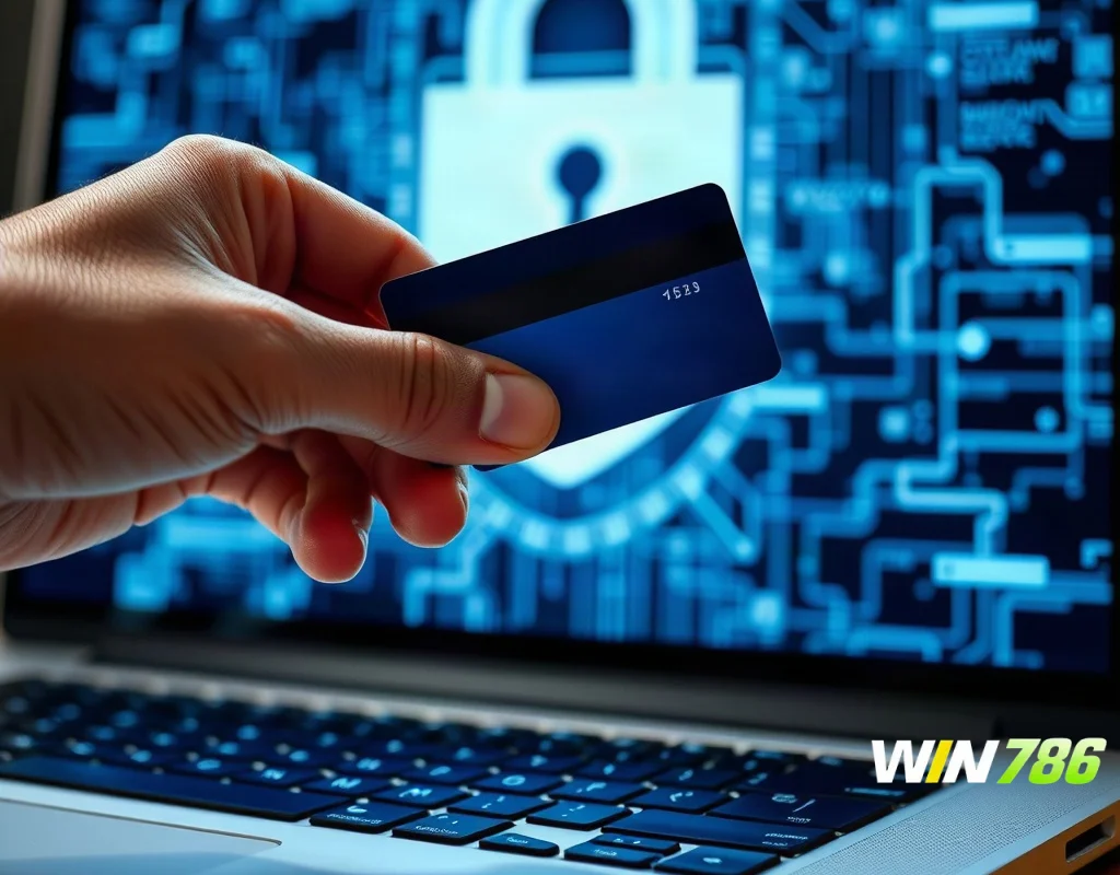 Secure online payment and card verification during withdrawal process