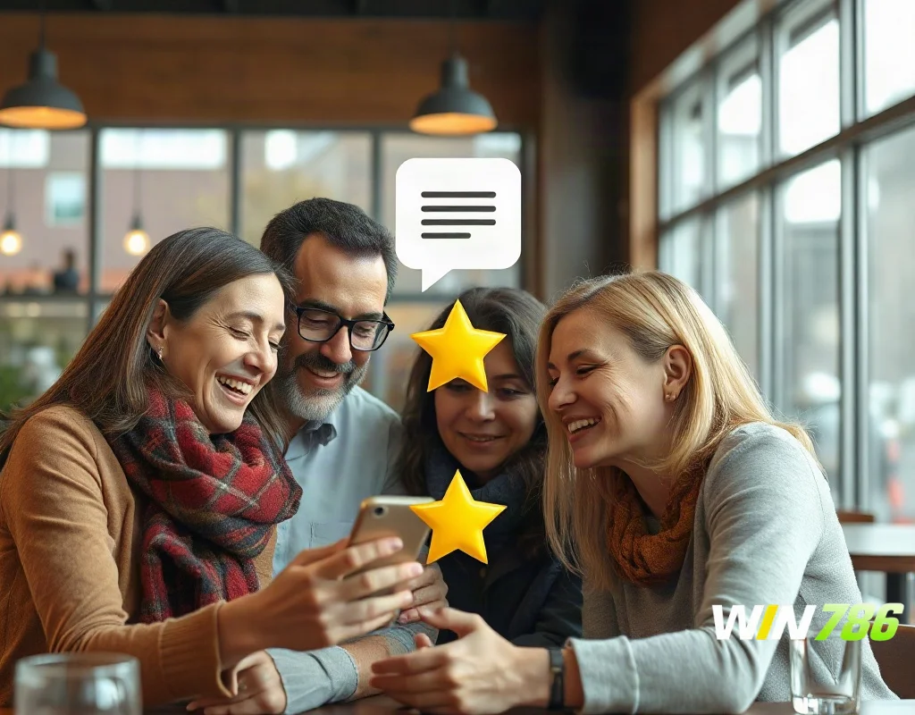 People discussing a gaming app and sharing reviews.