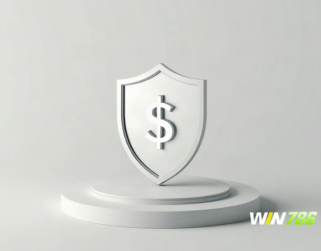 Shield icon protecting a dollar sign symbolizing financial security