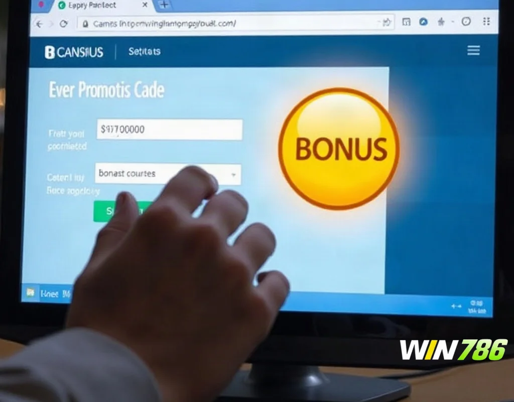 Entering a WIN786 registration code during sign-up