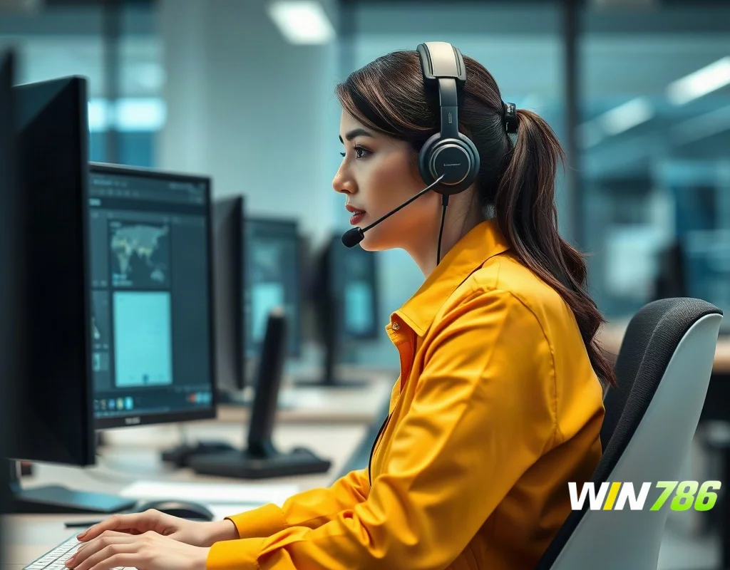 WIN786 customer support via live chat and email