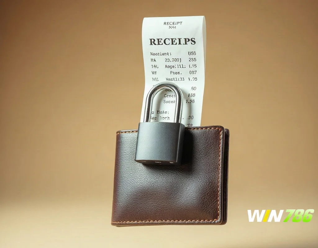 Wallet with padlock representing financial restrictions during self-exclusion